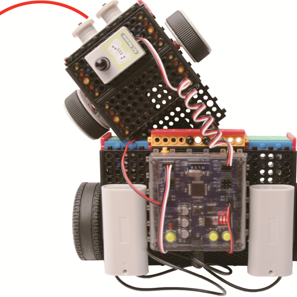 Robot-lap-ghep-thong-minh-huna-four wheels-drive robot 1
