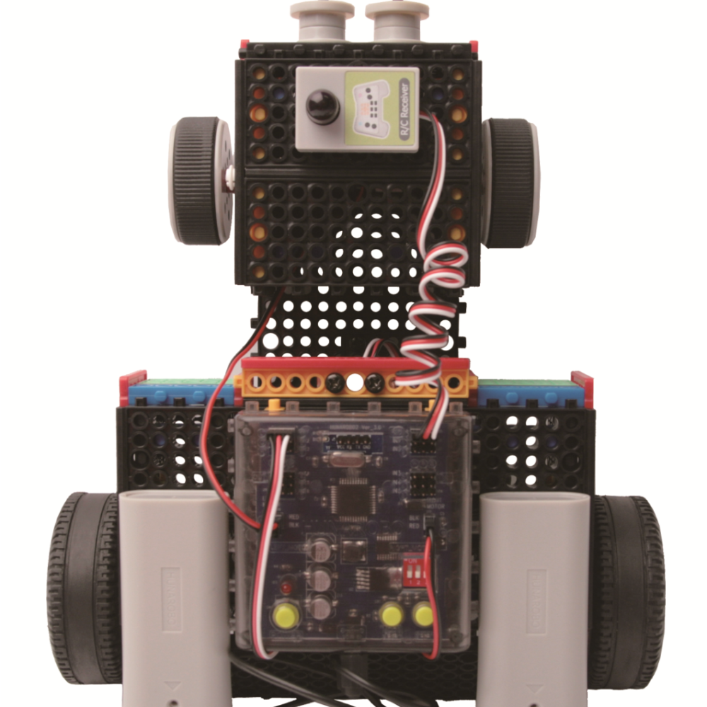 Robot-lap-ghep-thong-minh-huna-four wheels-drive robot