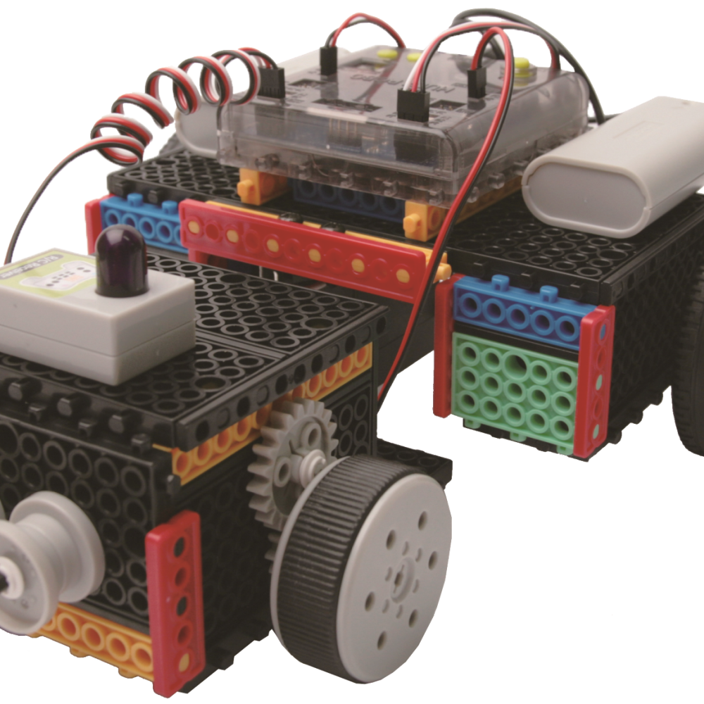 Robot-lap-ghep-thong-minh-huna-four wheels-drive robot 4