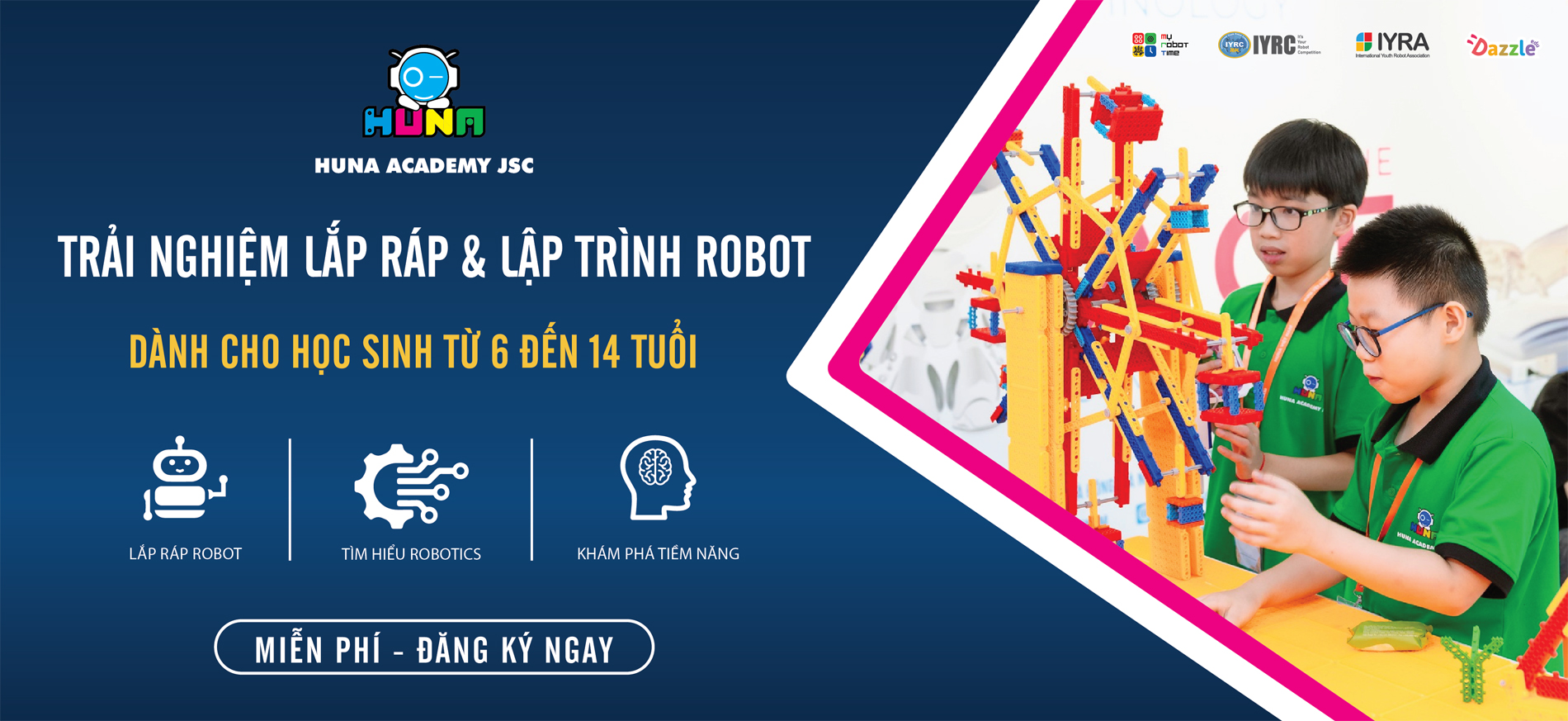 học lắp ráp robot